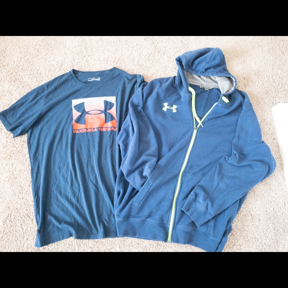 Under Armour Hoodie and Tee